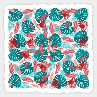 Tropical forest summer pattern Sticker